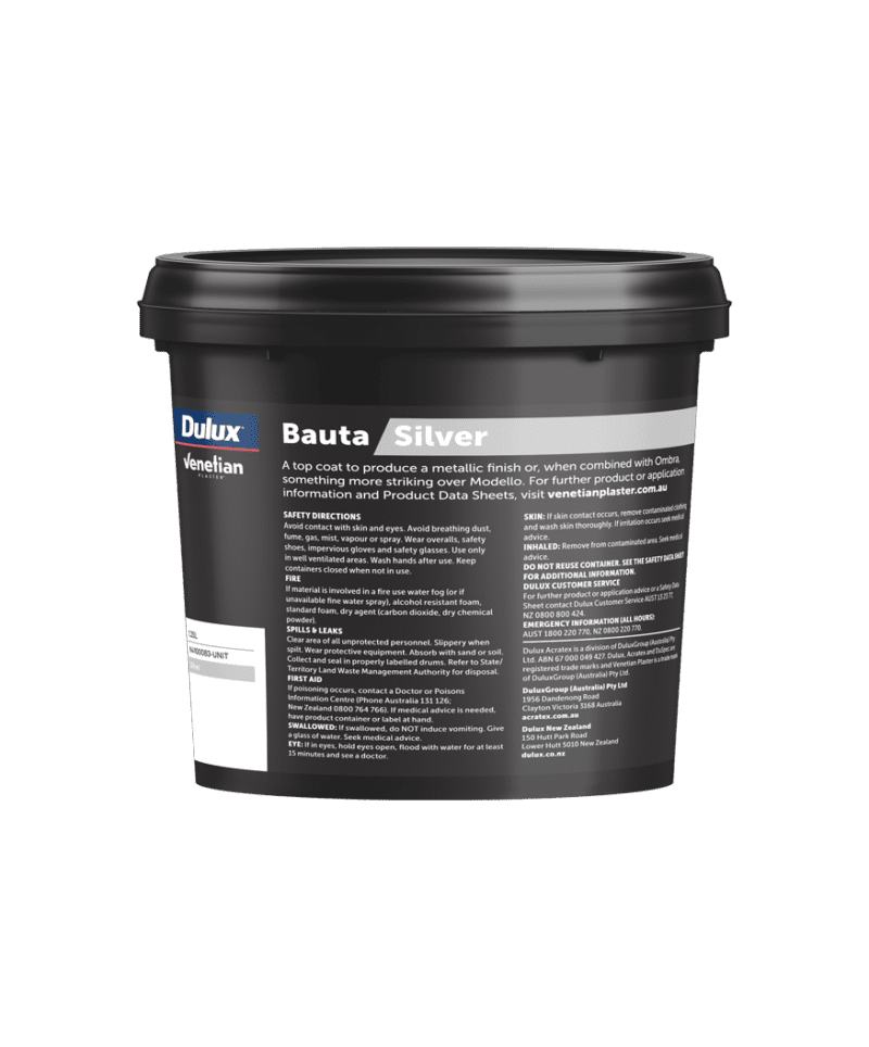 Venetian Plaster Bauta Silver