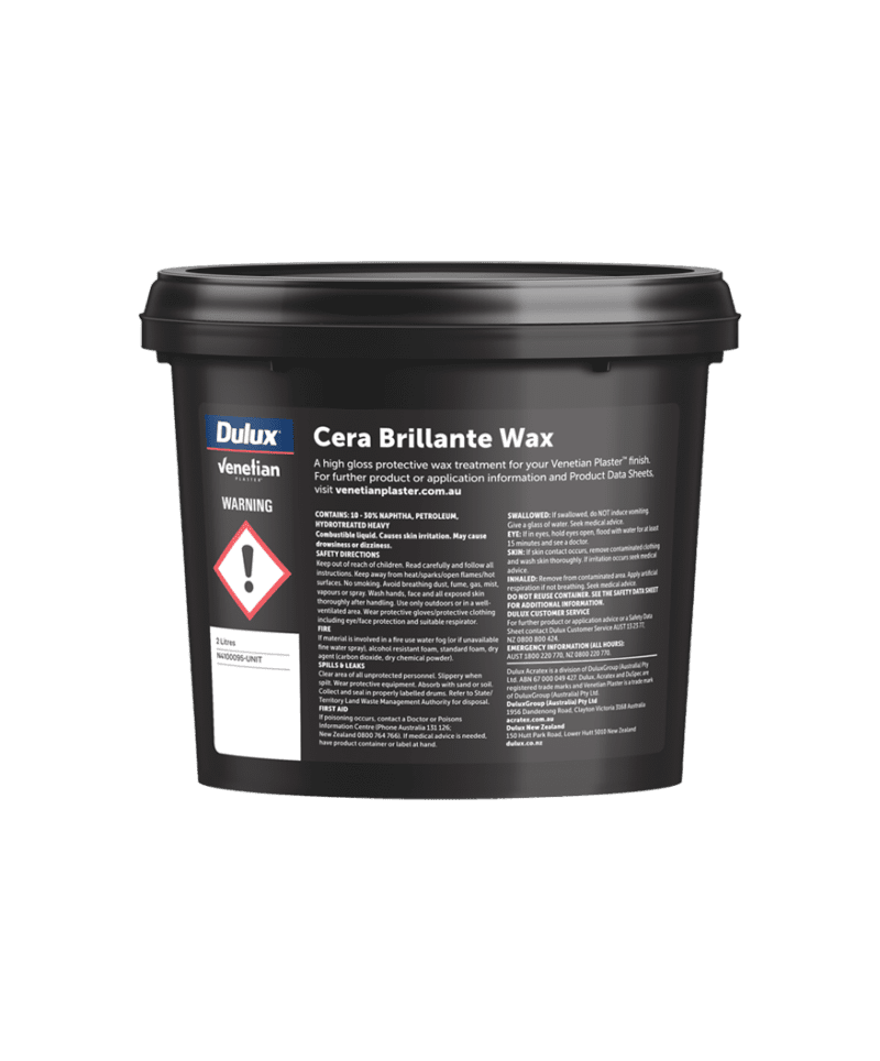 Venetian Plaster Cera Brilliante Wax