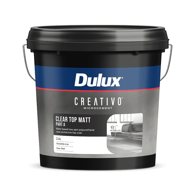 Dulux Creativo® Microcement Clear Top Matt Part A