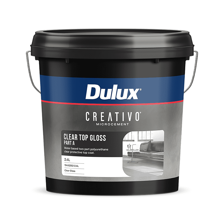 Dulux Creativo® Microcement Top Clear Gloss Part A