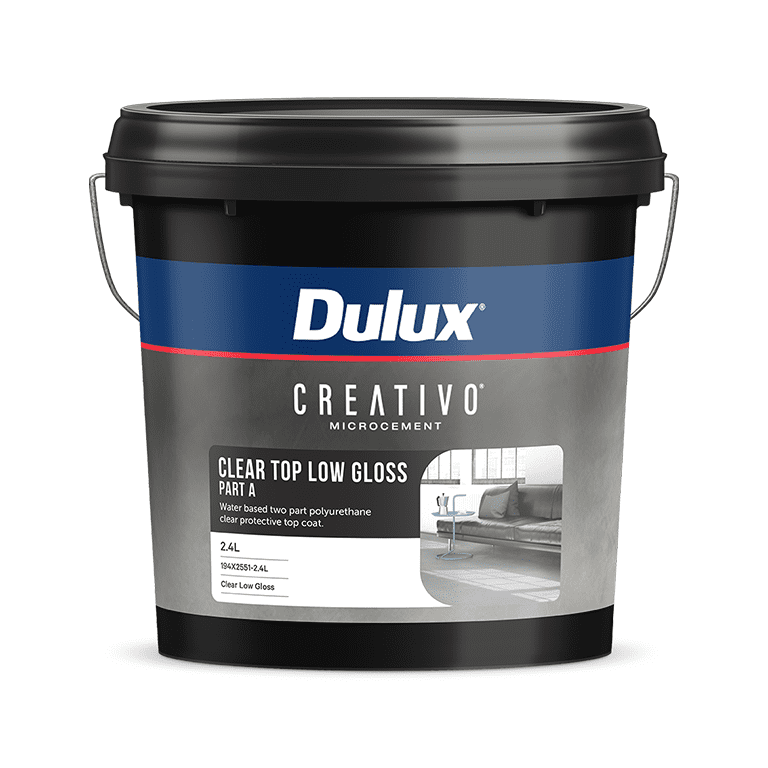 Dulux Creativo® Microcement Clear Top Low Gloss Part A